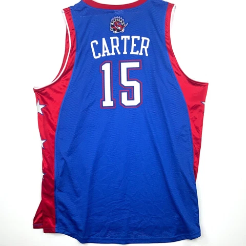 Vintage Vince Carter Nba Allstar Game 2004 East Reebok Jersey 56 Blue Nba Cover