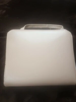 Cartera vintage para mujer rosa y blanca años 60  Foto 1 de 4