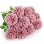 12pcs Artificial Chrysanthemum Ball Flowers Silk Hydrangea Bridal Wedding Bou
