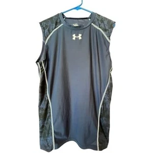 Under Armour Heat Gear Youth’s Sleeveless Tee -Blue size XXL - Picture 1 of 5