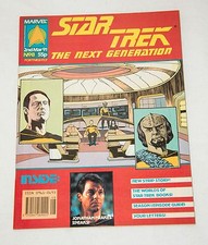 STAR TREK THE NEXT GENERATION MARVEL MAGAZINE #8 MAR 2 1991