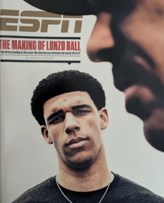 ESPN Magazine Cover Lonzo Ball 11x14 Unsigned Gloss Color Photo - Image 1 of 2