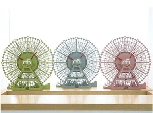 Ferris wheel Table Clock Modern Art Design Unique Clock Home Decor Interior Gift - Picture 1 of 9