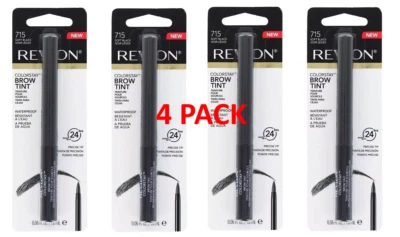 Set of 4 Revlon Colorstay Brow Tint, 715 Soft Black BNIB - Image 1 of 2