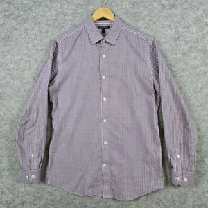 Banana Republic Herren Mini Karo Hemd Gr. L Grant Fit Bügelfrei 100% Baumwolle - Bild 1 von 9