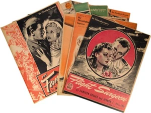Juego de 7 novelas originales de sello de oro de la Segunda Guerra Mundial Philadelphia Inquirer 1942/43 GRANDES CUBIERTAS - Imagen 1 de 8