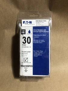 EATON BRN230GFCS 30AMP 2-poliger GFCI Leitungsschutzschalter - Bild 1 von 5