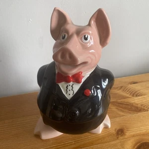 Natwest Pig Wade Sir Nathaniel Piggy Bank Money Box Original Stopper & Box Rare - Picture 1 of 6