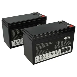 2 Batteries remplace APC RBC48 7200mAh 12V AGM - Afbeelding 1 van 9
