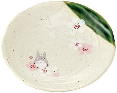 STUDIO GHIBLI Mino Ware Deep Plate, 21x4.4cm, My Neighbor Totoro, Studio - Image 1 of 4