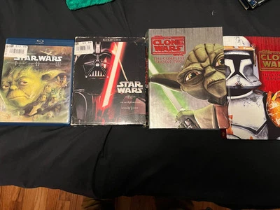 Star Wars Movies 1-6 + Clone Wars Szn 1-2 - Image 1 of 2