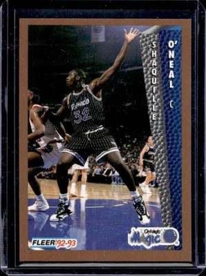 Fleer Shaquille O'Neal Rookie RC #401 1992-93 Magic Foto 1 de 2