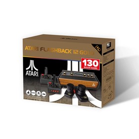 Atari Flashback 12 Gold HDMI Console 130 Classic Games with Pedals AR3080B New