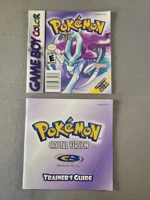 Pokemon: Crystal Version, Game Boy Color, Manual Only! [French & English] - Image 1 of 4