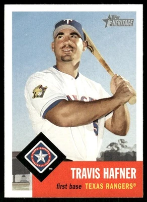 2002 Topps Heritage Travis Hafner Texas Rangers #302 - Image 1 of 2