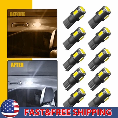 10x Bombillas LED blancas súper brillantes sin errores para luz inversa de respaldo 912 921 T10 Foto 1 de 4