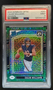2024 Donruss Optic Caleb Williams Dragon Rated Rookie #7/24 Bears PSA 9 - Picture 1 of 2