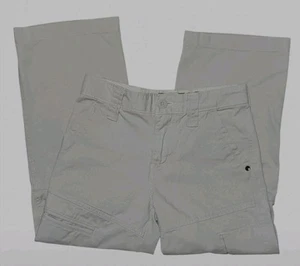 Old Navy Tan Cargo Pants Boys Size 7 Straight Leg Adjustable Waist Casual School - Picture 1 of 9