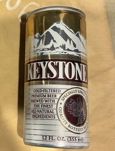 Keystone Beer Specially Lined Aluminum 12 oz Empty Stay Tab Beer Can - Picture 1 of 5