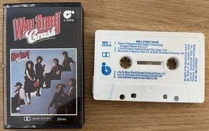 WALL STREET CRASH - Self Titled S/T Cassette Tape Magnet / Festival C 37818 - Picture 1 of 2