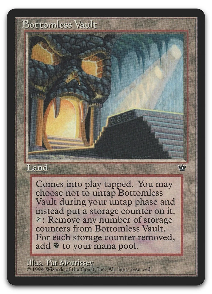 Bottomless Vault (NM) Fallen Empires FEM Magic MTG - Image 1 of 1
