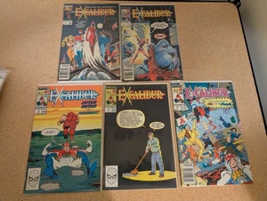 Excalibur Vol. 1 Comic Lot (Ausgaben #1-5), Marvel Comics Sehr guter Zustand/NM einige Zeitungskioske - Bild 1 von 10