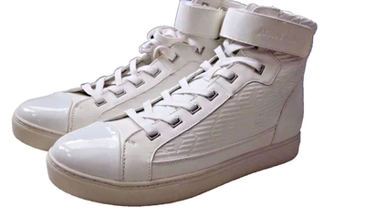 Armani Jeans Zapatillas/Zapatillas Hombre Top Alto Talla 6.5UK (40EU) Foto 1 de 4