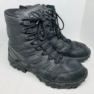 Merrell Tactical Boots Men's Size 10 Triple Black Waterproof Side Zipper J15845 - Picture 1 of 24