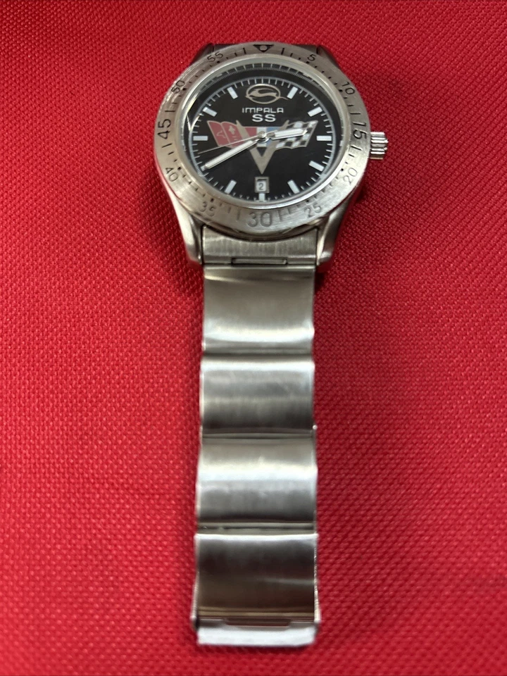 Reloj Chevrolet Impala SS Mujer 28mm Tono Plateado TX0298 Fecha Batería Nueva 7.25" Foto 1 de 4