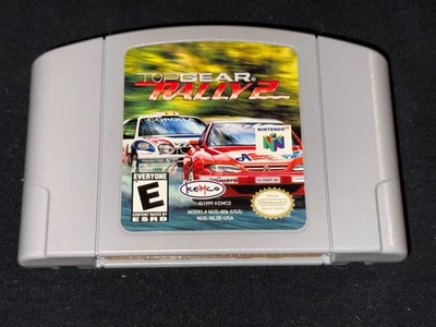 Top Gear Rally 2 (Nintendo 64, 1999) Limpio/Probado/Auténtico N64 Foto 1 de 4