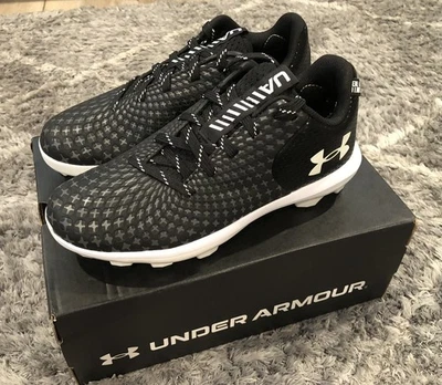 NUEVO Botines de Softbol Under Armour Niñas (2.5Y) Glyde 2.0 TPU - UA Juvenil, Negros Foto 1 de 4