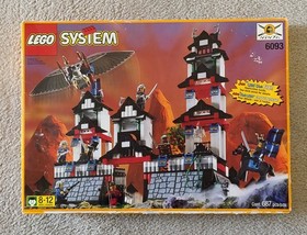 Lego 100% Complete NINJA 6093 Flying Ninja's Fortress Castle. Box. Book. INSURED