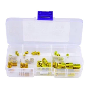 60pcs 302 Steel Self Tapping Screw Thread Repair Inserts Kit Tools - Picture 1 of 10