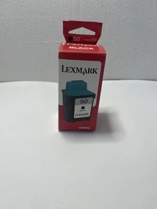 Lexmark 50 Black Ink Cartridge Sealed In Box - Picture 1 of 5