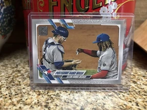 2021 Topps Ser. 1 Postgame Handwash 159 Blue Jays Checkliste 70th Anniversary Par - Bild 1 von 12