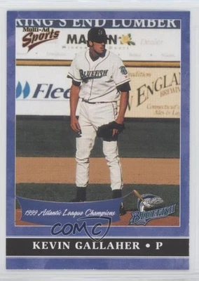 2000 Multi-Ad Sports Bridgeport Bluefish 1999 Champions Set Kevin Gallaher #32 - Image 1 of 2