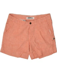 O'NEILL Womens Chino Shorts W27 Small Pink Cotton AW03 - Picture 1 of 4