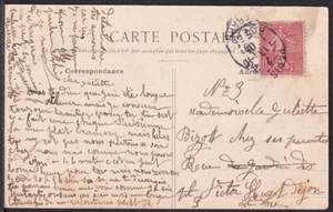 CLCV430 Frankreich alte Postkarte, Paris, 13. Oktober. 1905. Sämann, Sc138 / Passy - Bild 1 von 2