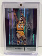 2009-10 Absolute Memorabilia Spectrum Signatures #125 Jerry West auto /25 LAKERS