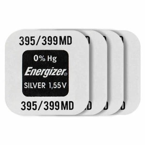 4 x Reloj Energizer 395 399 Pilas Óxido Plata 1.55V SR927SW SR57 - Imagen 1 de 6