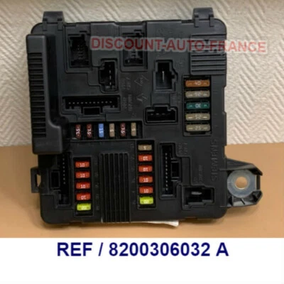 UPC BSM X84 N2 BOITIER FUSIBLE POUR RENAULT SCENIC 2, MEGANE 2, 8200306032A - Immagine 1 di 4