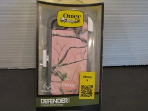 Original OTTERBOX Defender Pink Realtree iPhone 5 CASE WITH Belt Clip - Picture 1 of 4