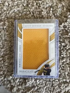 2019 panini immaculate baseball jumbo patch card kevin newman 38/49 - Picture 1 of 3
