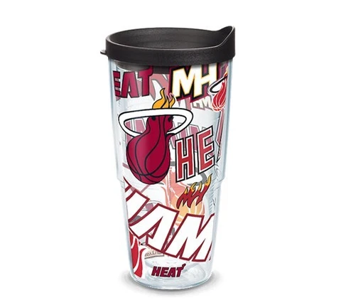 Miami Heat Tervis Travel Mug Tumbler 24 ounce Cover