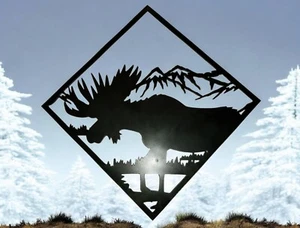 Elchbild #3. Metall Plasmaschnitt - Bild 1 von 3