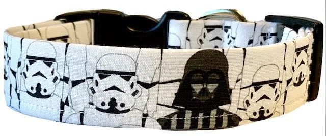 Collar de perro hecho a mano Darth Vader & Storm Troopers Star Wars Foto 1 de 1