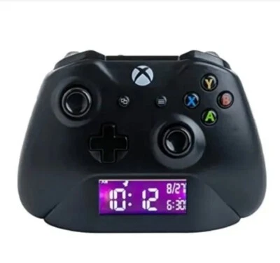 XBOX Gaming Controller Alarm Clock Black "NEW GIFT" - Image 1 of 4