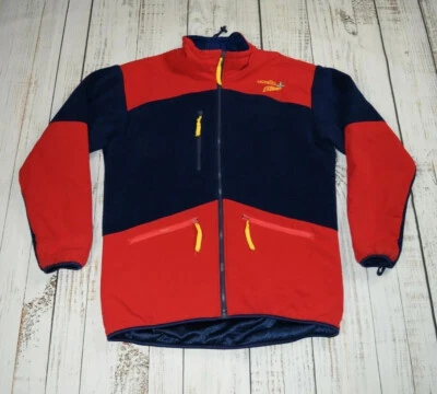 DE COLECCIÓN RETRO AÑOS 90 VAUDE EXTREMO COLORBLOCK POLAR PATAGONIA CREMALLERA SENDERISMO ESQUÍ XL Foto 1 de 4