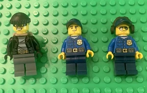 LEGO Police Patrol MINIFIGURES From 60045 cty0453 cty0454 cty0455 - Picture 1 of 2