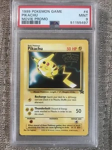 Pokemon Movie Promo 1999 Pikachu #4 PSA 9 OTTIME CONDIZIONI - Foto 1 di 2